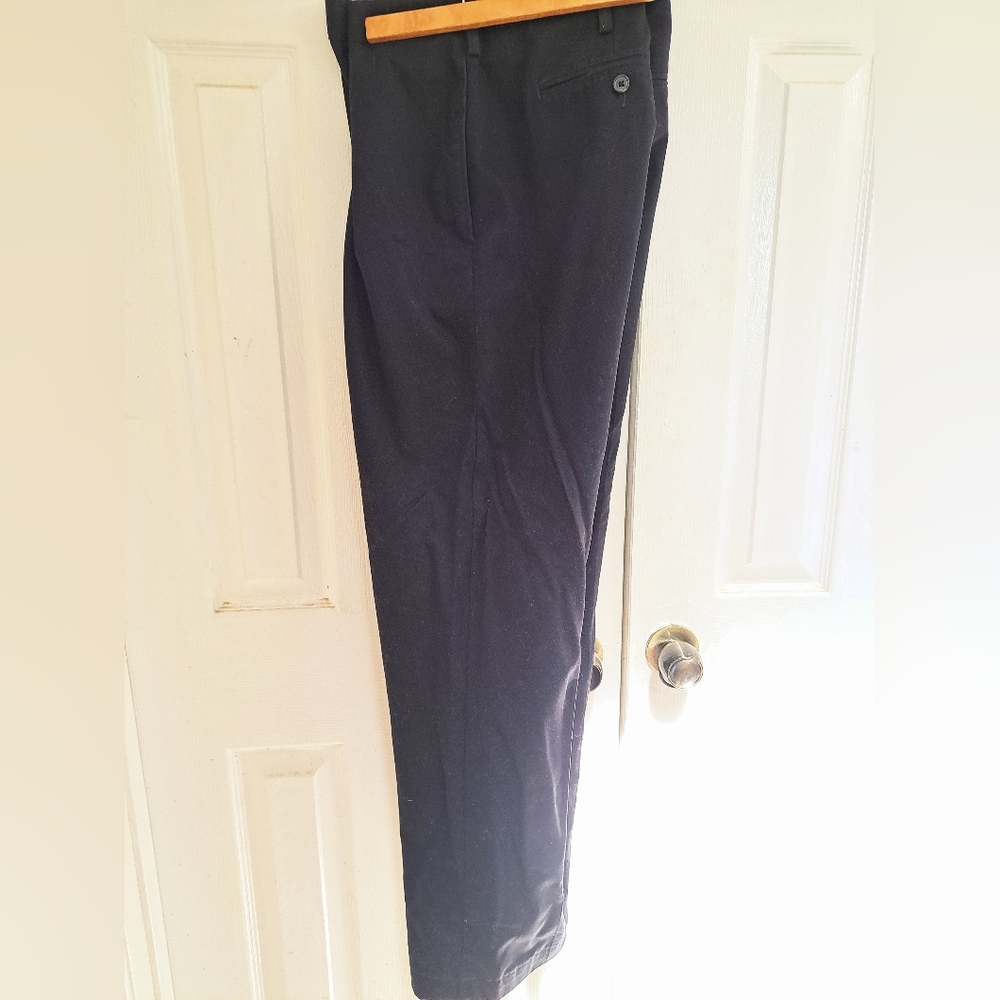 Lands' End Black Chinos